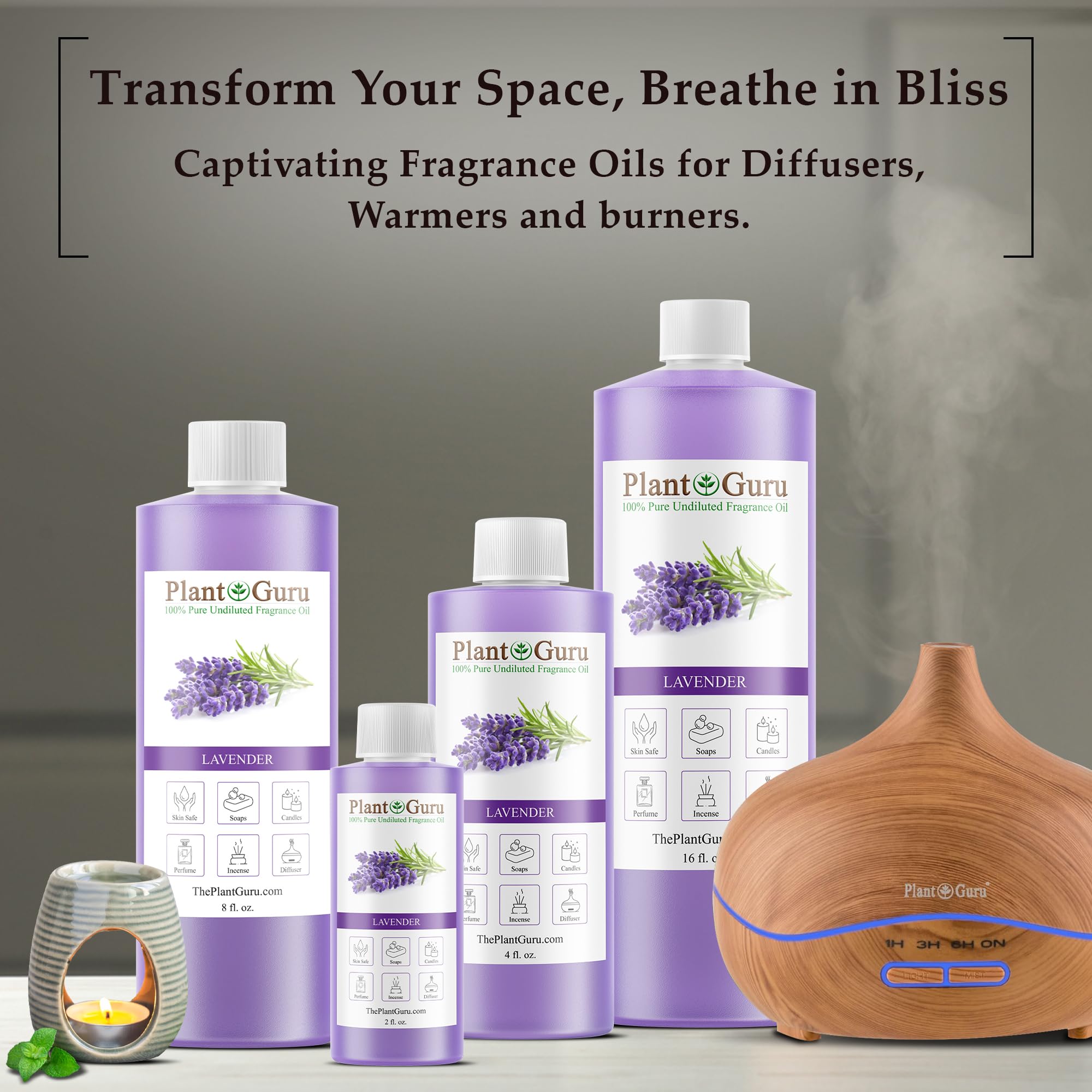 Plant Guru etiqueta informativa con ingredientes y uso seguro