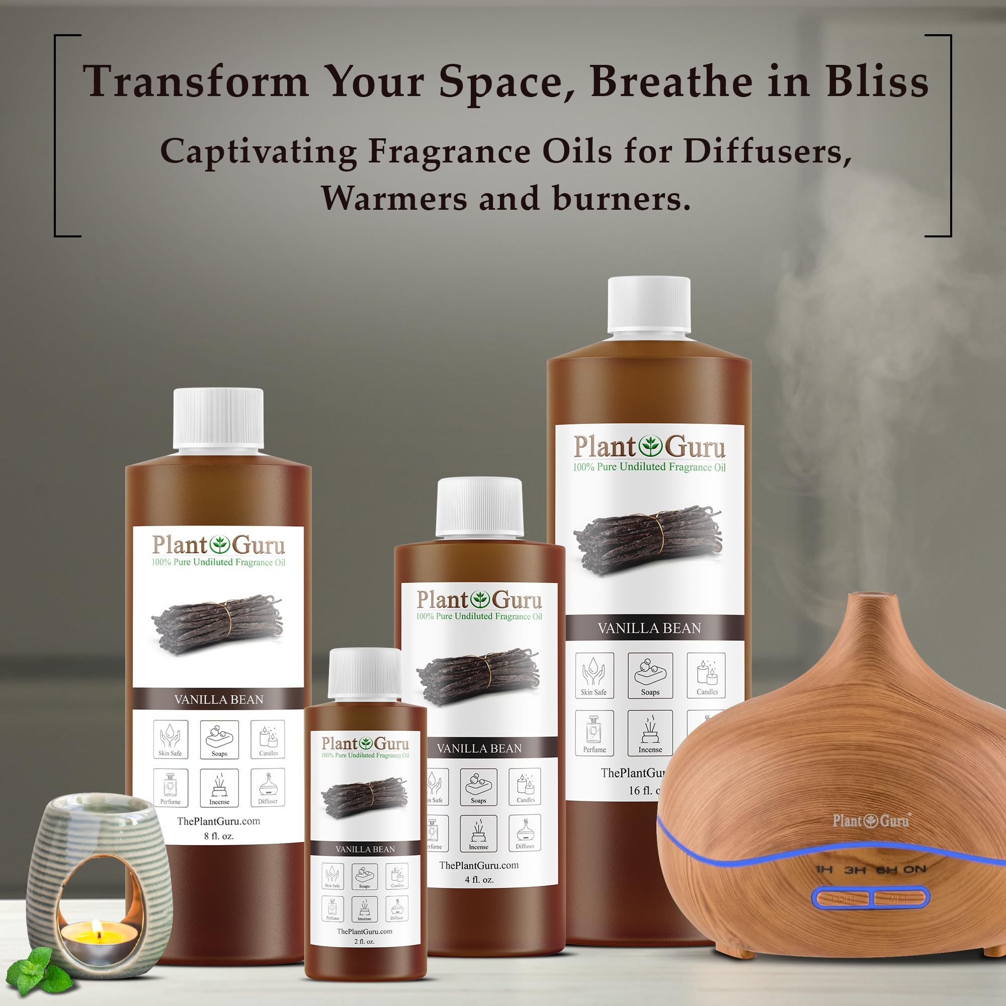 Plant Guru aceite vertido en cuchara que muestra color y textura, fácil de mezclar
