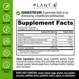 PLANT.O NUTRITION monton de gominolas verde manzana, formato sin polvo cómodo