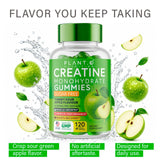 PLANT.O NUTRITION gominolas junto a moneda para comparar tamaño real