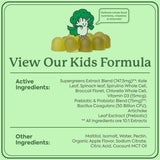 Plant People familia en cocina usando gomas como complemento nutritivo cotidiano