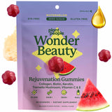 Plant People envase frontal de WonderBeauty mostrando 60 gomitas y beneficio práctico