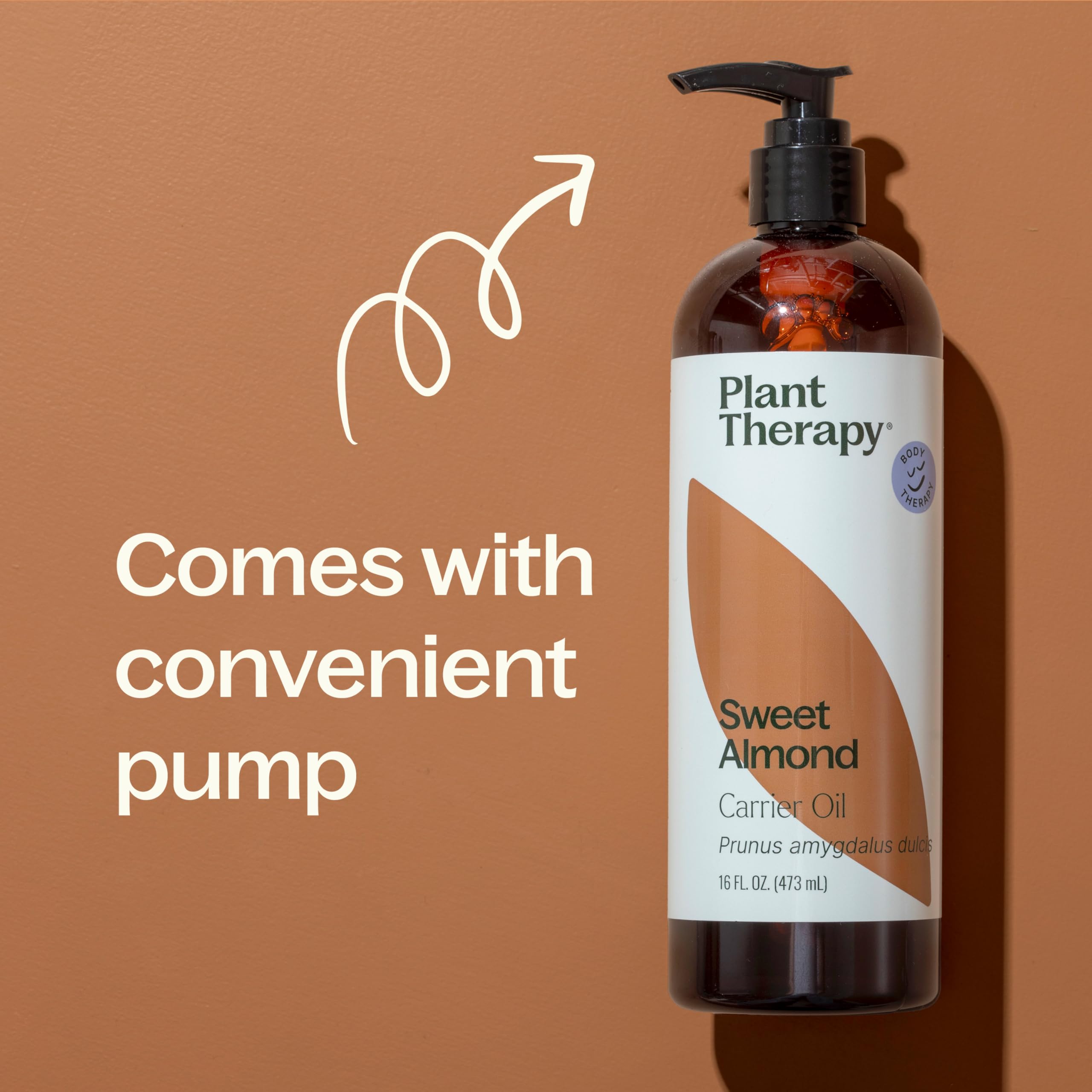 Plant Therapy botella junto a objeto para comparar tamaño 16 oz, referencia visual