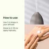 Plant Therapy botella de 10 mL junto a una regla para comparar tamaño