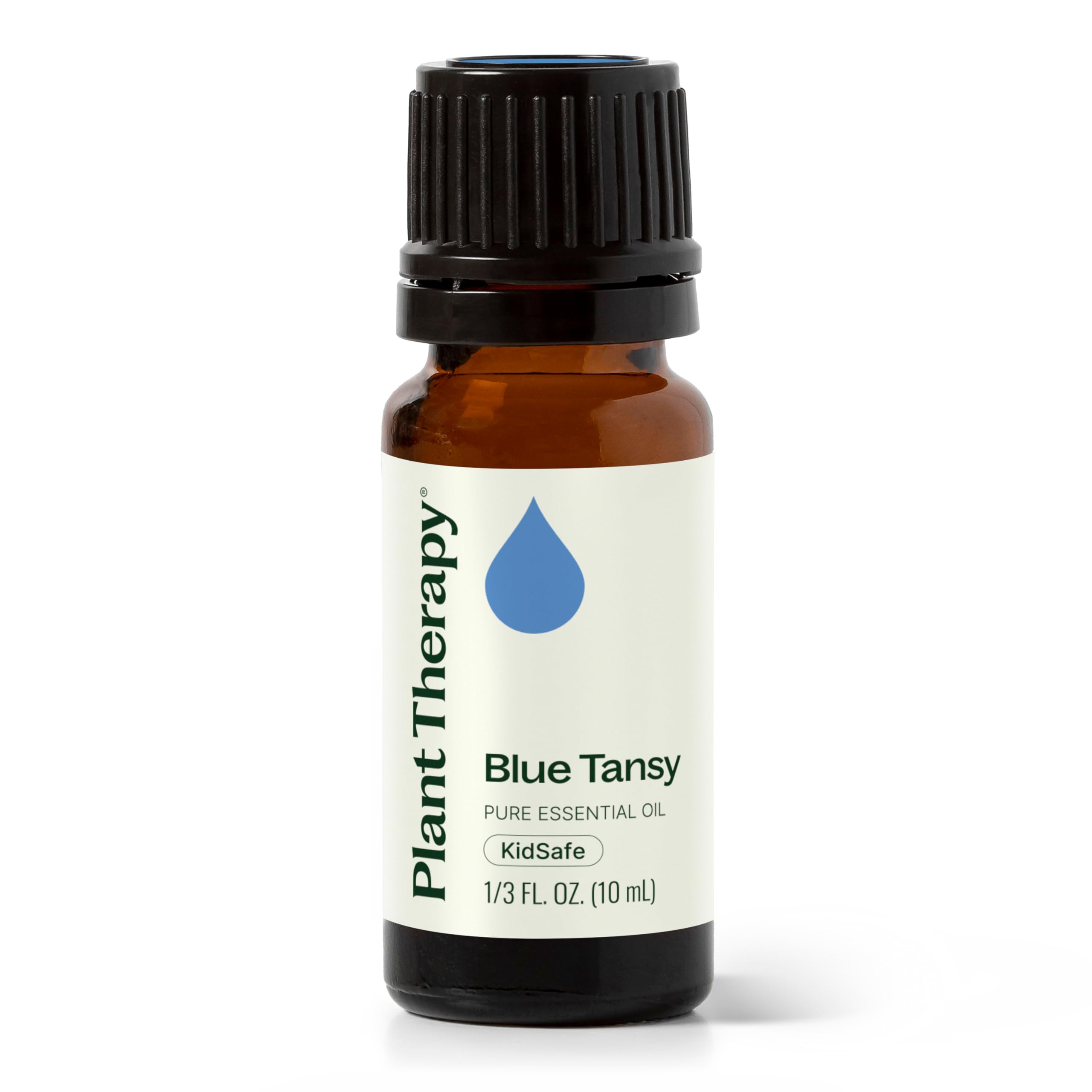 Plant Therapy frasco frontal azul muestra pureza y uso en el hogar