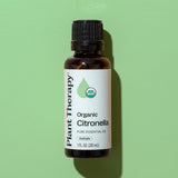 Plant Therapy mezcla de citronela usada en velas DIY aportando aroma natural a la casa
