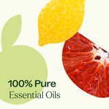 Plant Therapy Citrus Burst añadido a mezcla de limpieza para aire fresco