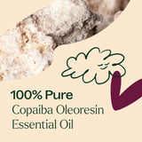 Plant Therapy aplicación tópica de Copaiba diluida con aceite portador segura