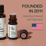 Plant Therapy gota de copaiba saliendo de botella, uso preciso