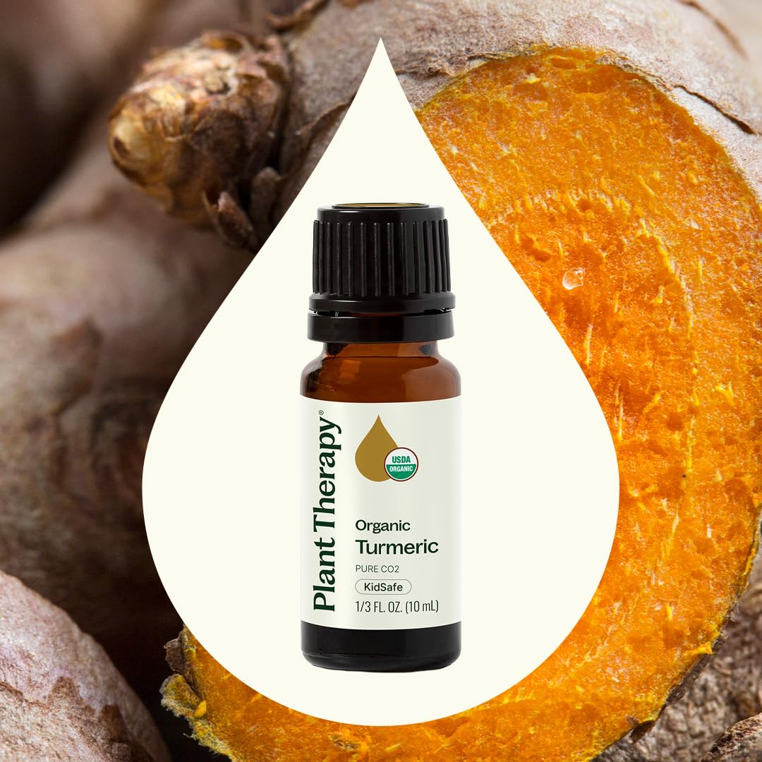 Plant Therapy aceite de cúrcuma en difusor, crea ambiente cálido y reconfortante