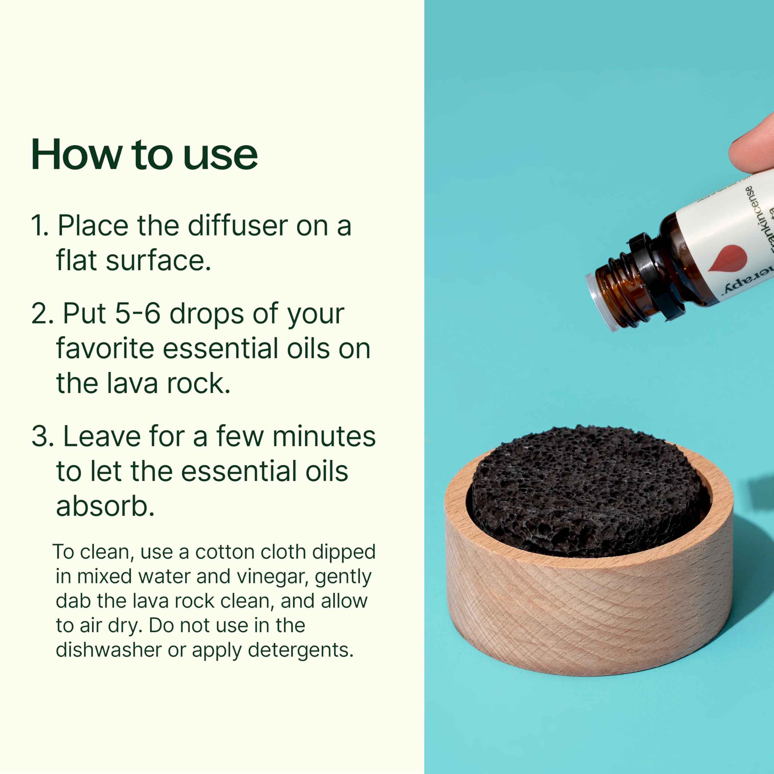 Plant Therapy difusor sobre escritorio aportando aroma sutil y calma