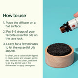 Plant Therapy difusor sobre escritorio aportando aroma sutil y calma