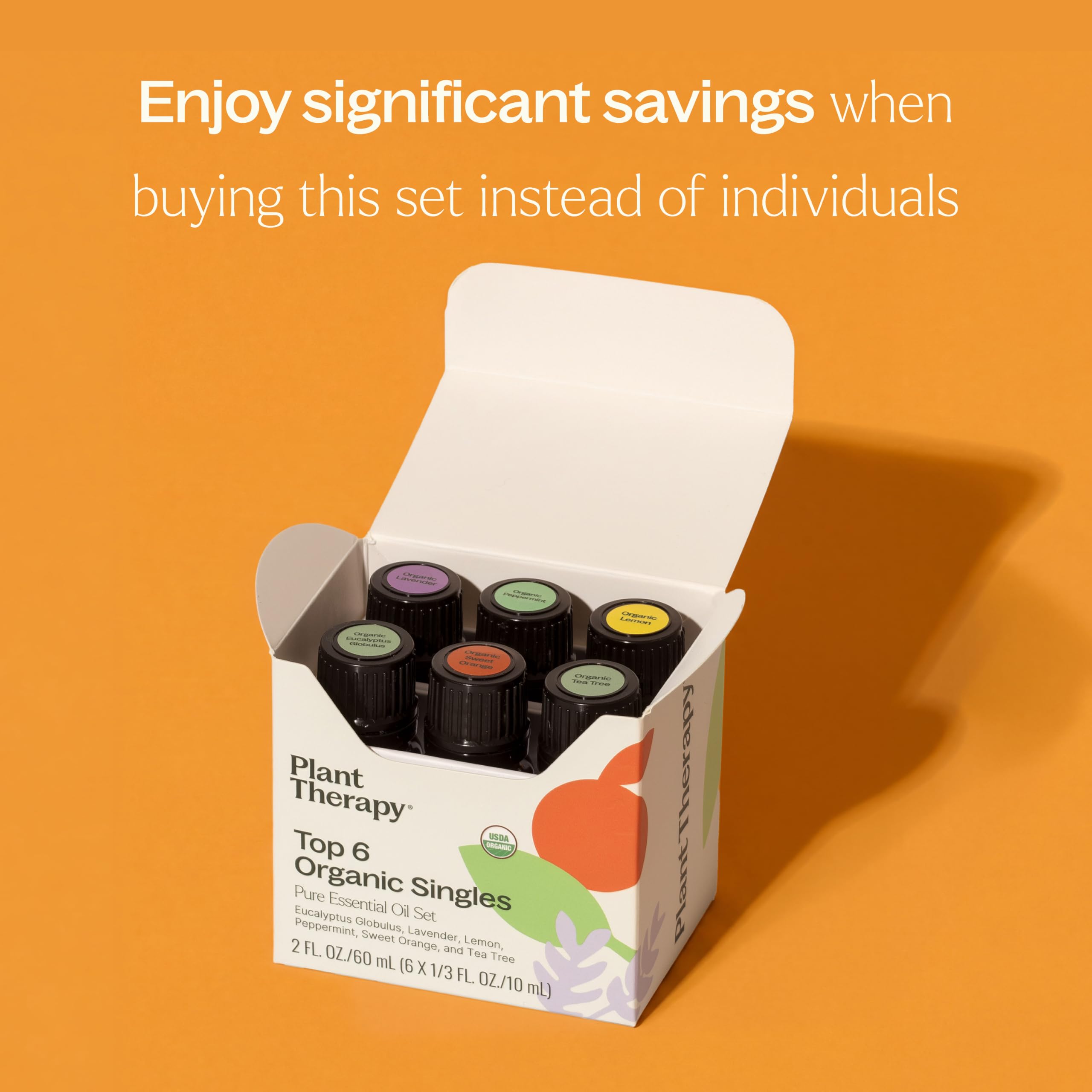 Plant Therapy set en baño, uso cotidiano para cuidado personal