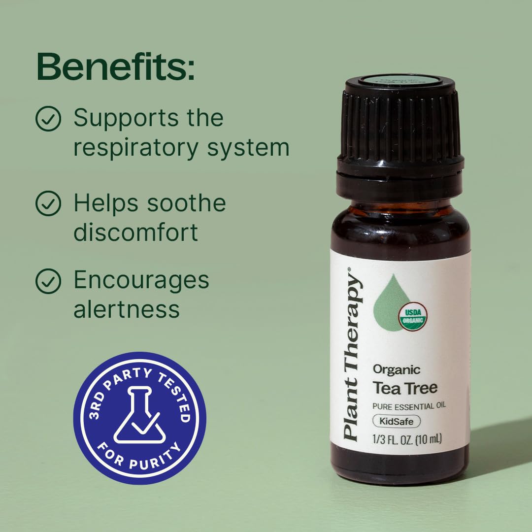 Plant Therapy etiqueta con sello USDA Organic para confianza certificada