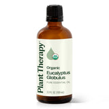 Plant Therapy eucalipto globulus frasco frontal, presentación de 100 mL y pureza orgánica