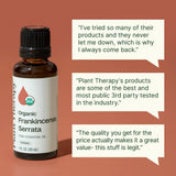 Plant Therapy aceite en difusor generando vapor, crea ambiente relajante