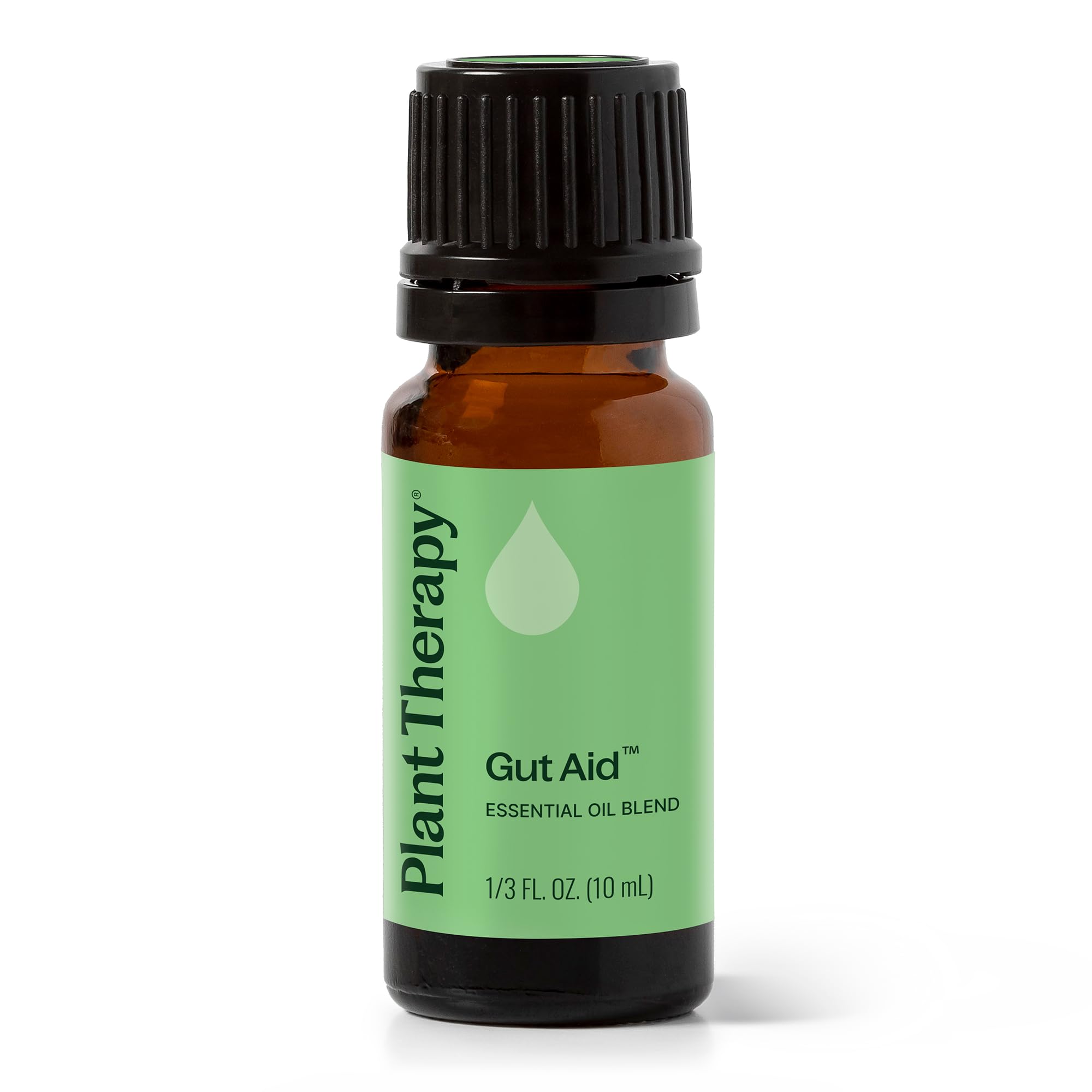 Plant Therapy frasco Gut Aid al frente, 10 mL, práctico para llevar