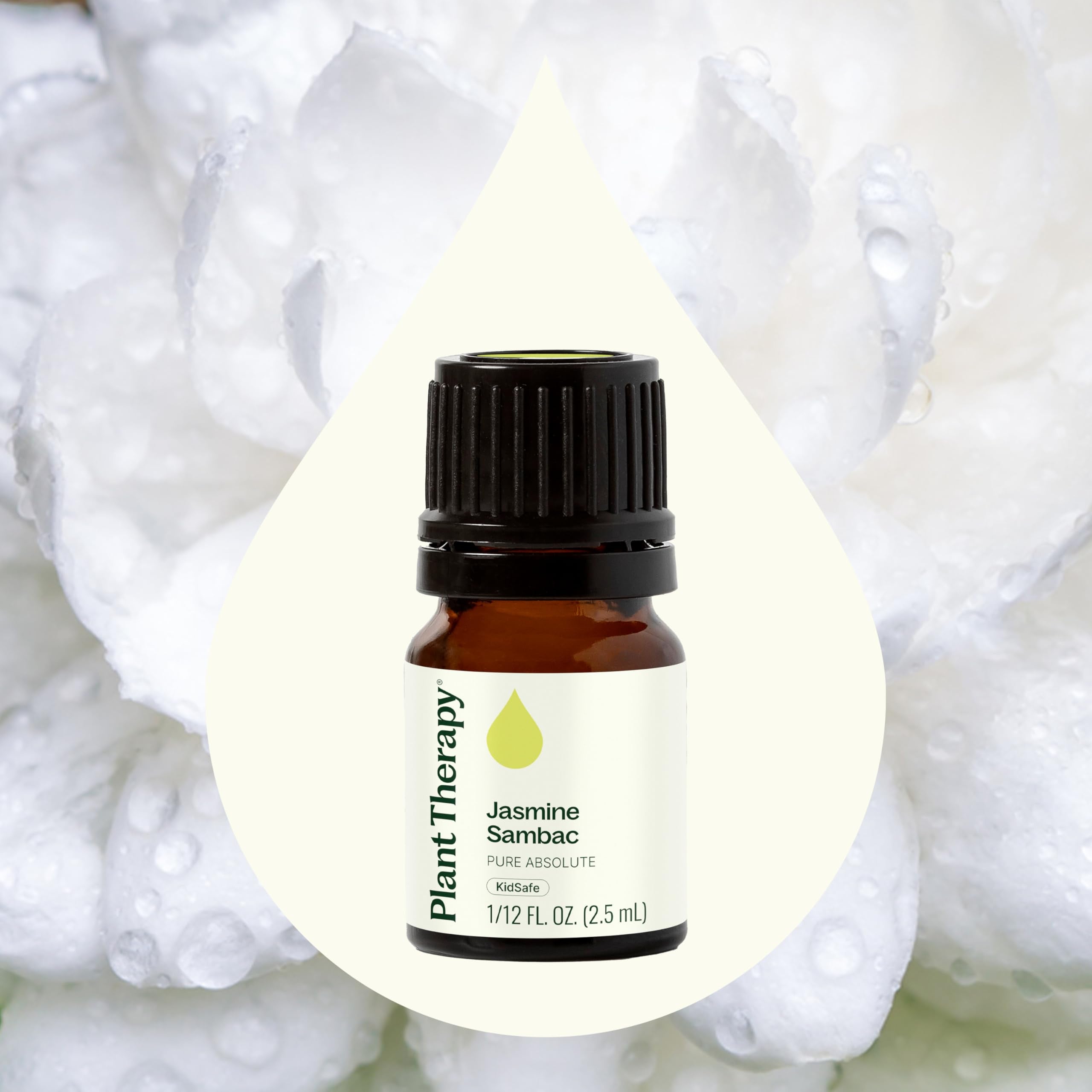 Plant Therapy frasco junto a moneda, escala clara del envase de 2.5 ml
