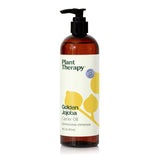 Plant Therapy aceite jojoba frontal botella 16 oz muestra cantidad