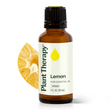 Plant Therapy botella frente mostrando etiqueta clara y capacidad 30 ml