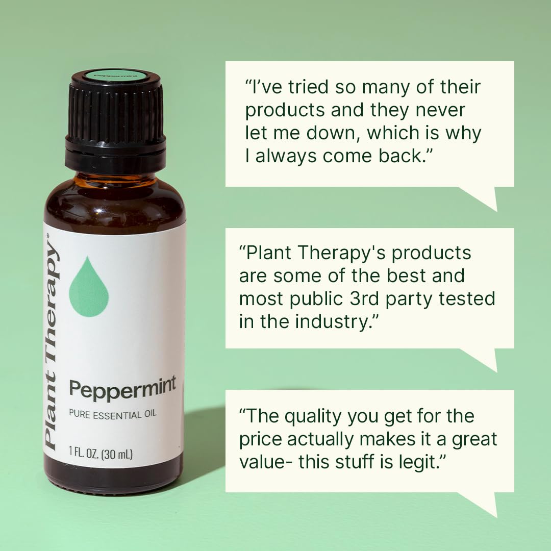 Plant Therapy aceite de menta en difusor para aromaterapia en sala