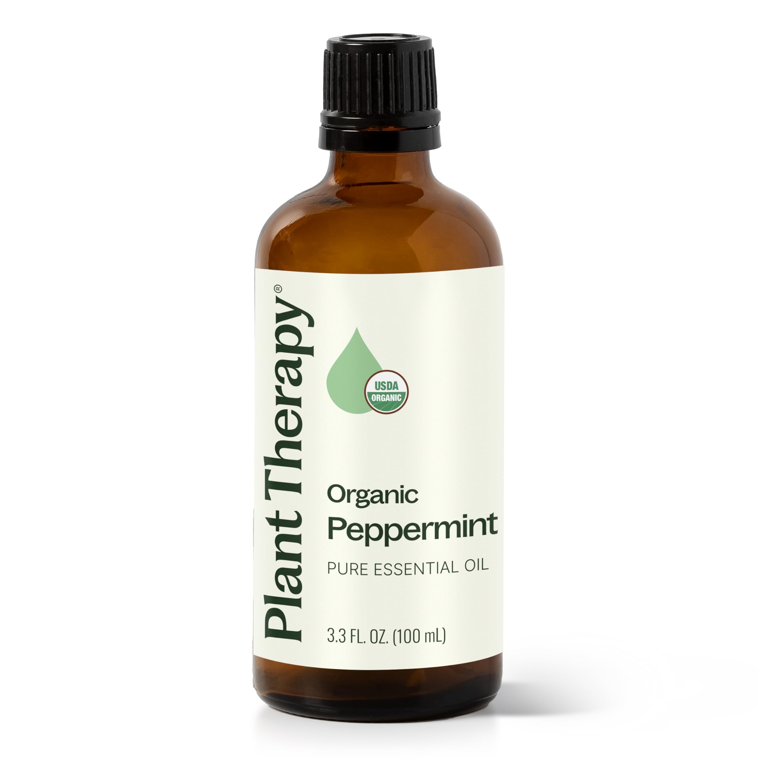 Plant Therapy botella frontal 100 mL mostrando envase y certificación orgánica