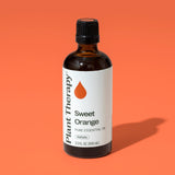 Plant Therapy exfoliante casero con naranja dulce mostrando uso en baño revitalizante