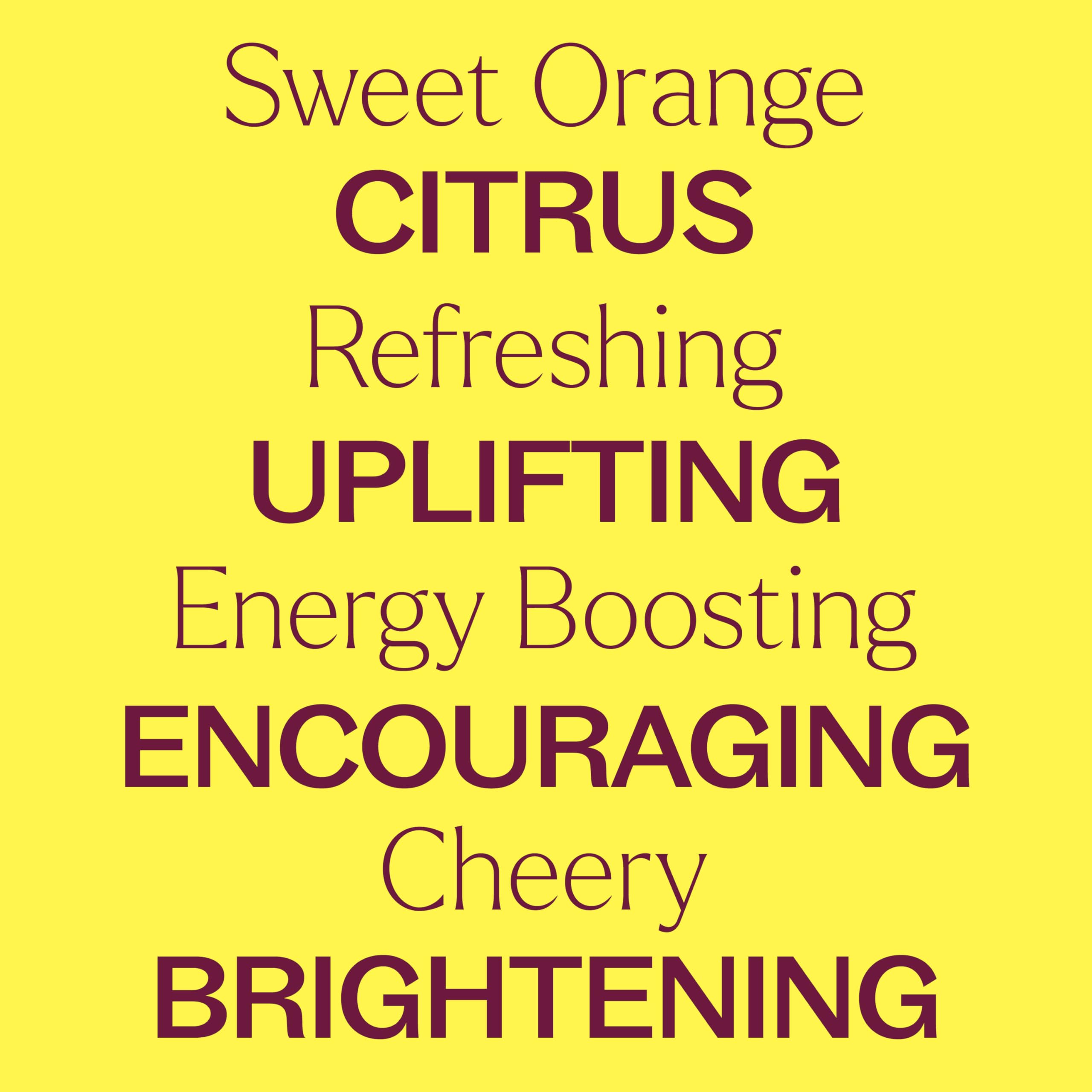 Plant Therapy difusor con aceite de naranja dulce llenando habitación con aroma energizante