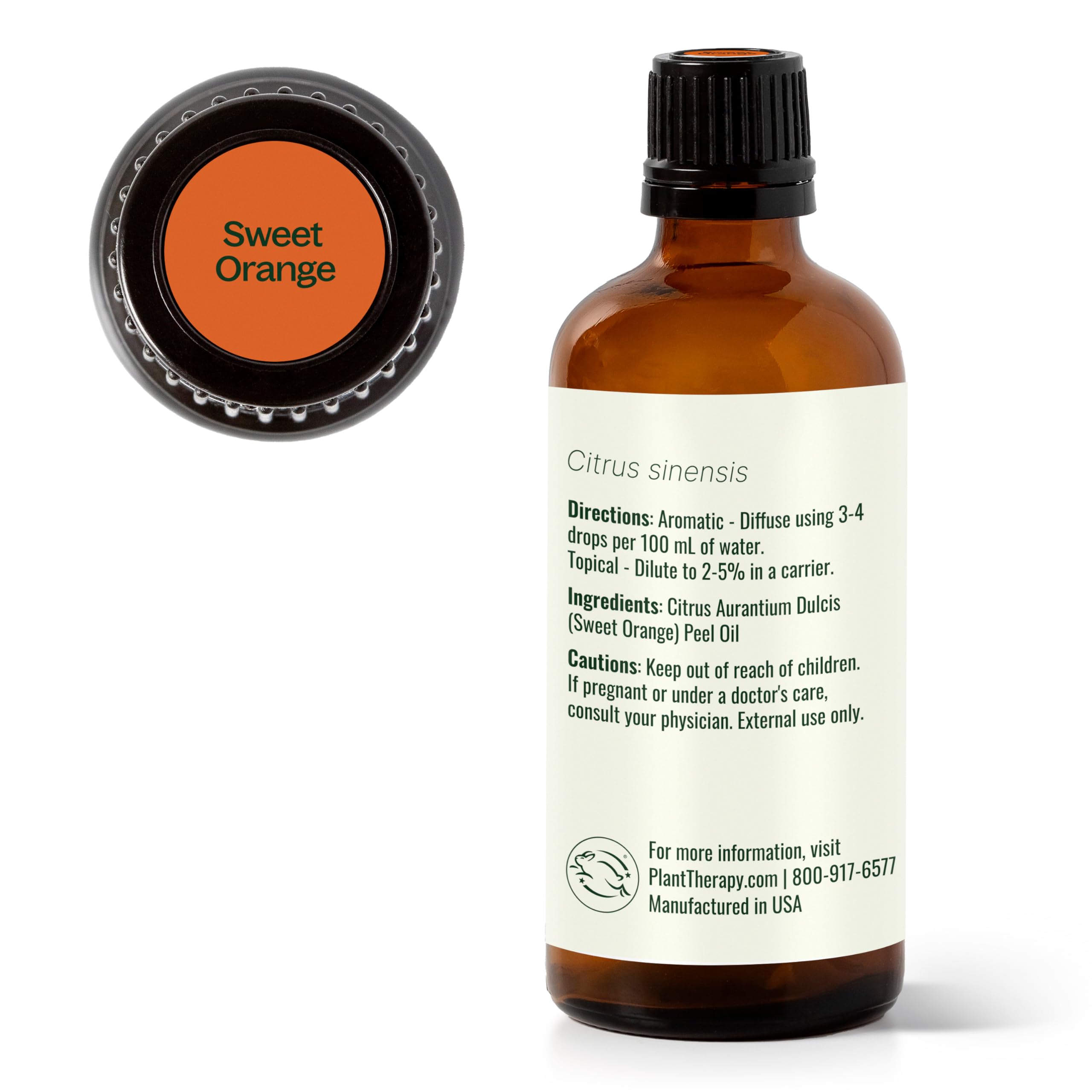 Plant Therapy etiqueta con número de lote y certificado GC‑MS garantizando calidad por lote