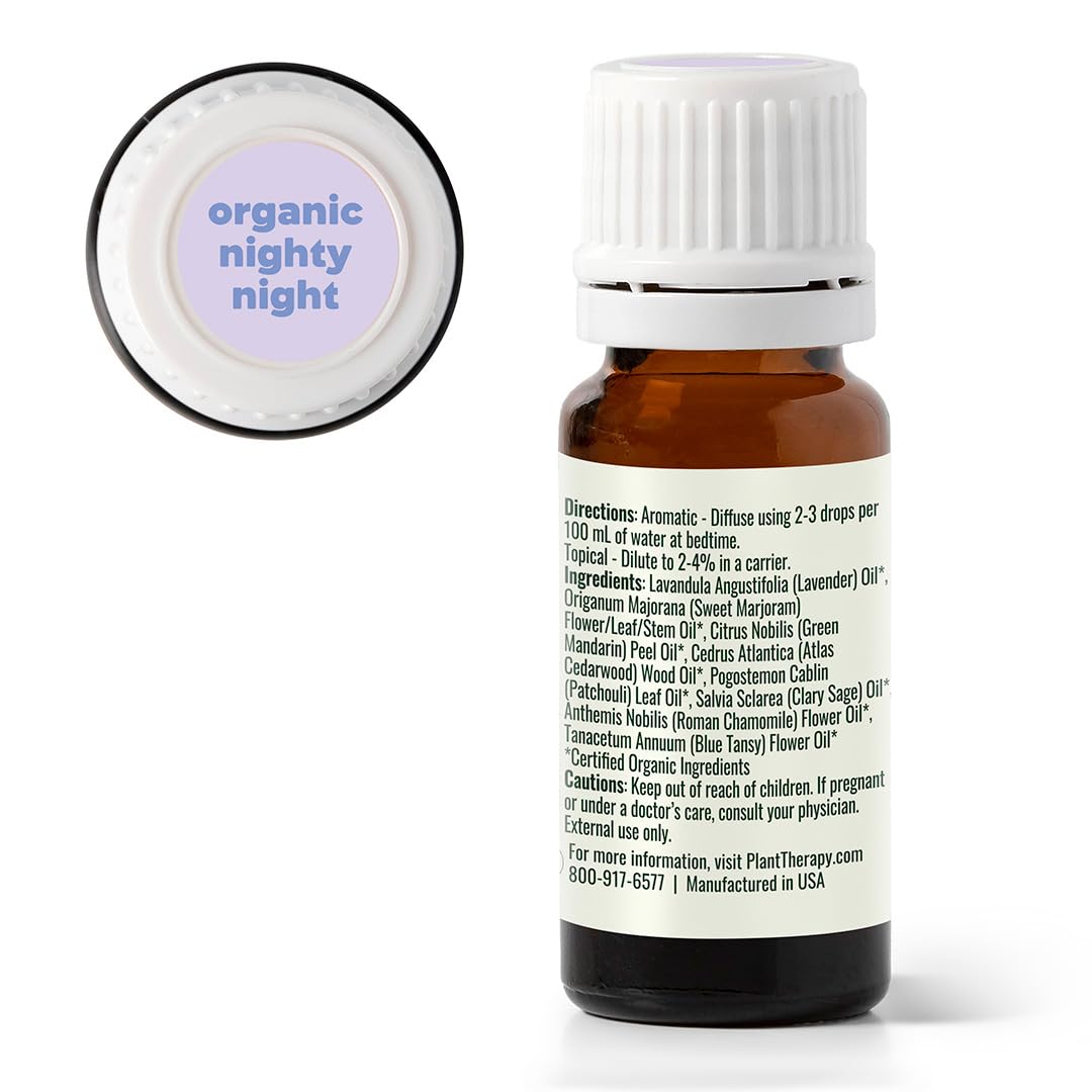 Plant Therapy ambiente nocturno con cuna usando Nighty Night en rutina