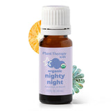 Plant Therapy botella frontal Nighty Night mostrando envase y promoción