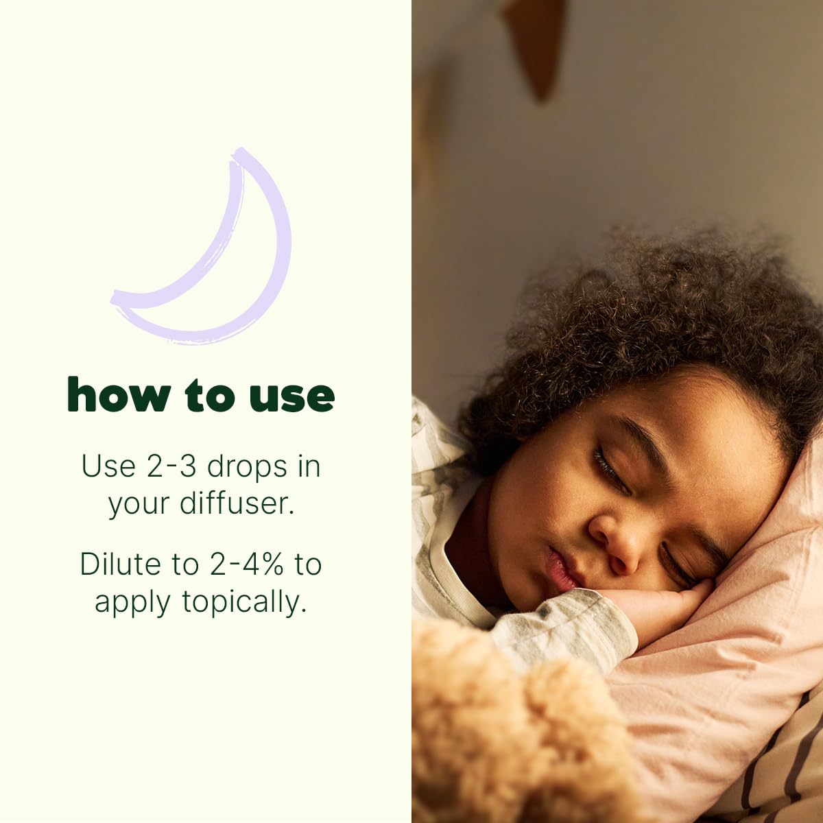 Plant Therapy instrucciones de uso Nighty Night para dilución segura