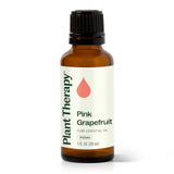 Plant Therapy botella frontal de pomelo rosado mostrando presentación y pureza