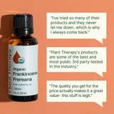 Plant Therapy resina de Boswellia frereana en primer plano, origen natural