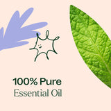 Plant Therapy Respir Aid diluido y aplicado en pecho para masaje reconfortante