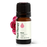 Plant Therapy botella frontal mostrando aceite puro y presentación premium