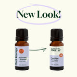 Plant Therapy botella 10 ml junto a objeto, referencia clara de tamaño