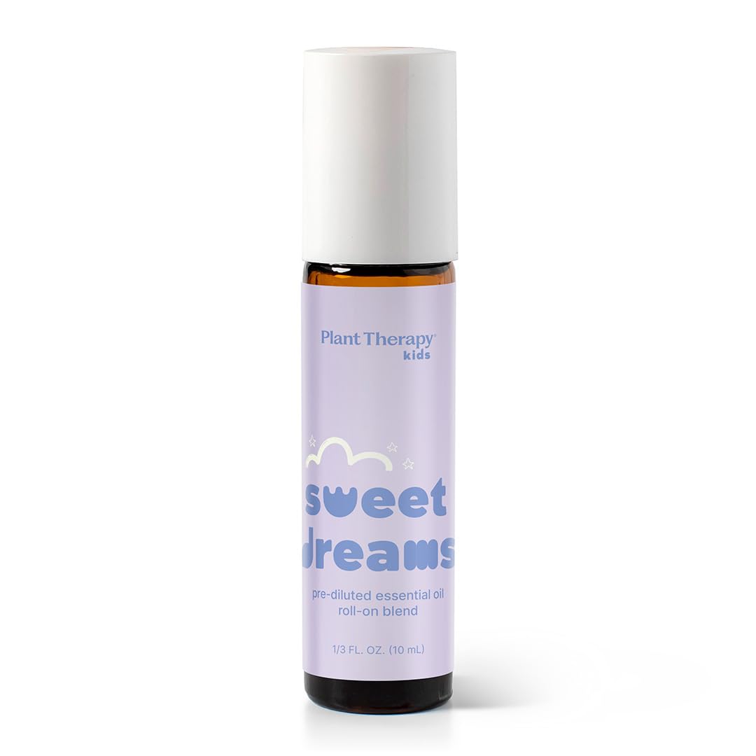 Plant Therapy frente del empaque que muestra roll-on y beneficio relajante