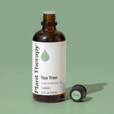 Spray casero de limpieza con Plant Therapy Tea Tree usado en baño ventilado
