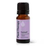 Plant Therapy frasco Tranquil frente mostrando envase compacto y confianza
