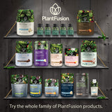 PlantFusion botella sobre fondo lifestyle destacando 90 cápsulas