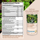 PlantFusion etiqueta con ingredientes y certificaciones visibles