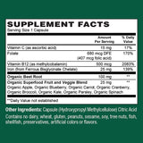 PlantFusion etiqueta con lista de ingredientes y libre de alérgenos