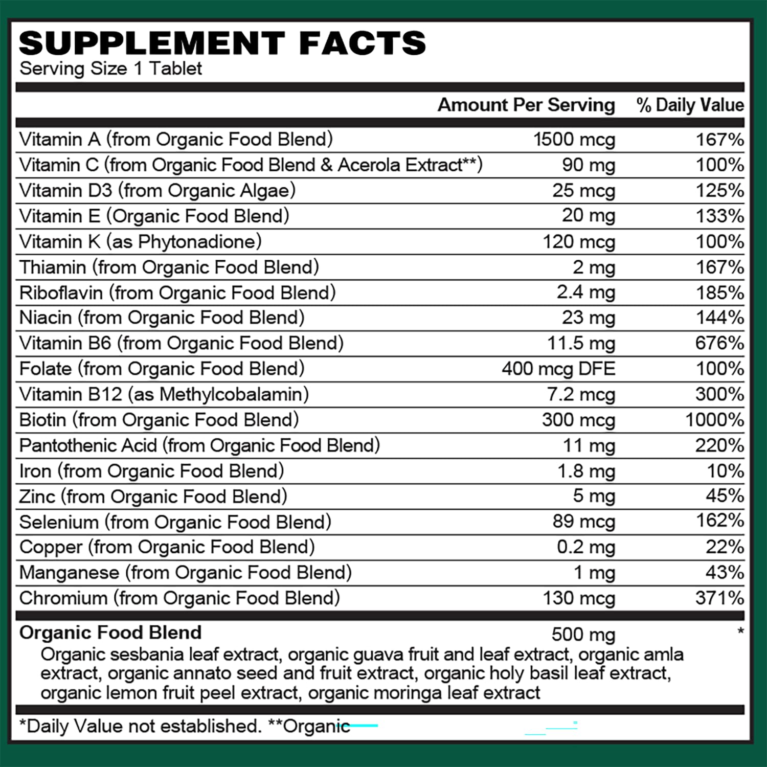 PlantFusion etiqueta nutricional detallada indicando ingredientes y certificaciones