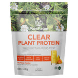 PlantFusion frente del envase mostrando diseño y beneficio de proteína limpia