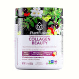 PlantFusion envase frontal mostrando sabor fresa limonada y beneficios visibles