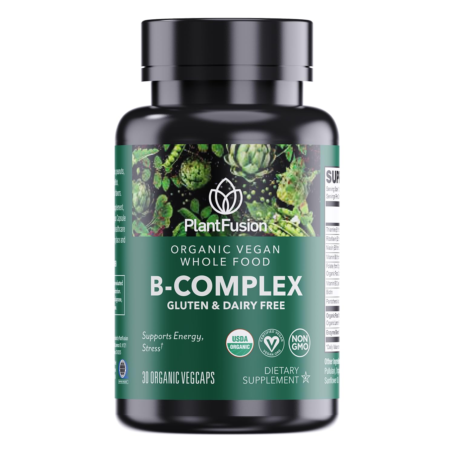 PlantFusion frente del producto mostrando diseño y tamaño, confianza en calidad