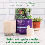 PlantFusion etiqueta de ingredientes muestra formulación limpia y clara