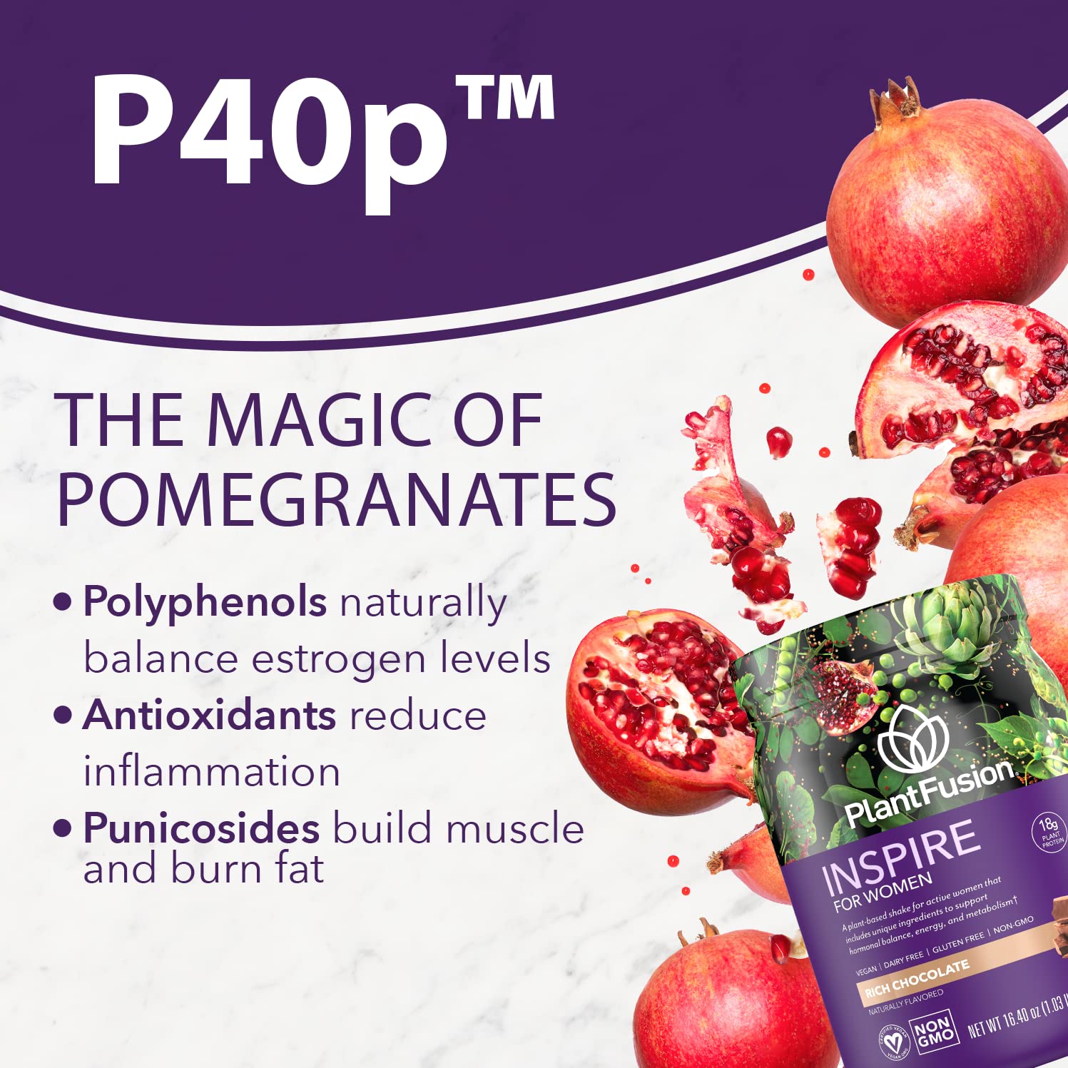 PlantFusion comparación de tamaño del envase de 1 lb para referencia
