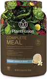PlantFusion envase frontal vainilla mostrando beneficios nutritivos